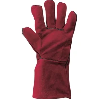 Handschuhe aus Kernspaltleder in amerikanischer Form - Hitzeschutz ideal für Schweißer