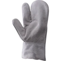 Arbeitshandschuh mit Fäustlingform aus Kernspaltleder vom Rind 3 FINGER - 110 2