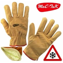 Arbeitshandschuhe aus Rindnarbenleder wintergefüttert - 218