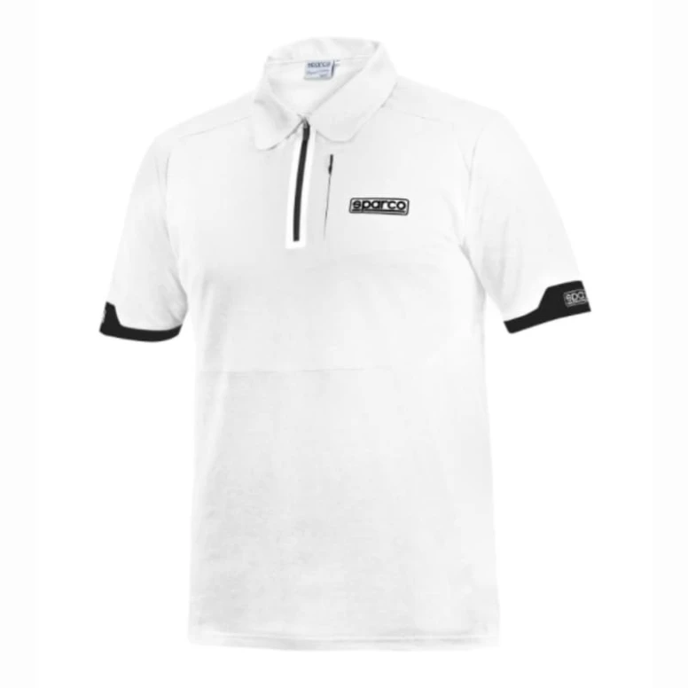 Kurzarm-Zip-Poloshirt Sparco TeamWork