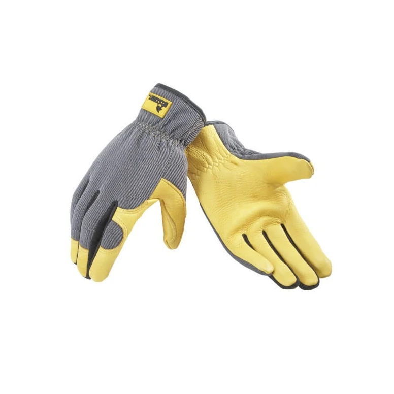 Technische Handschuhe aus Hirschleder und Synthetikgewebe - 388024