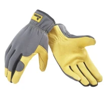 Technische Handschuhe aus Hirschleder und Synthetikgewebe - 388024