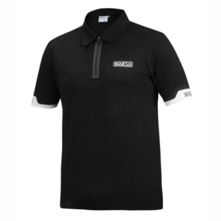 Kurzarm-Zip-Poloshirt Sparco TeamWork