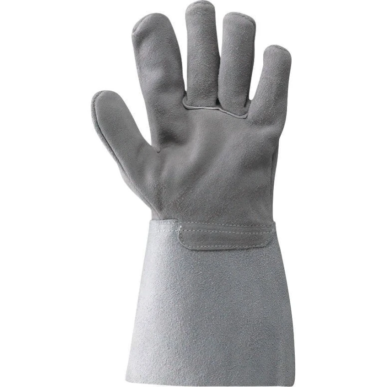 Arbeitshandschuhe aus Kernspaltleder vom Rind , Stulpe 14 cm - ART. 41