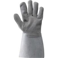 Arbeitshandschuhe aus Kernspaltleder vom Rind , Stulpe 14 cm - ART. 41