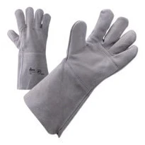 Arbeitshandschuhe aus Kernspaltleder vom Rind , Stulpe 14 cm - ART. 41