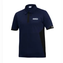 Kurzarm-Zip-Poloshirt Sparco TeamWork