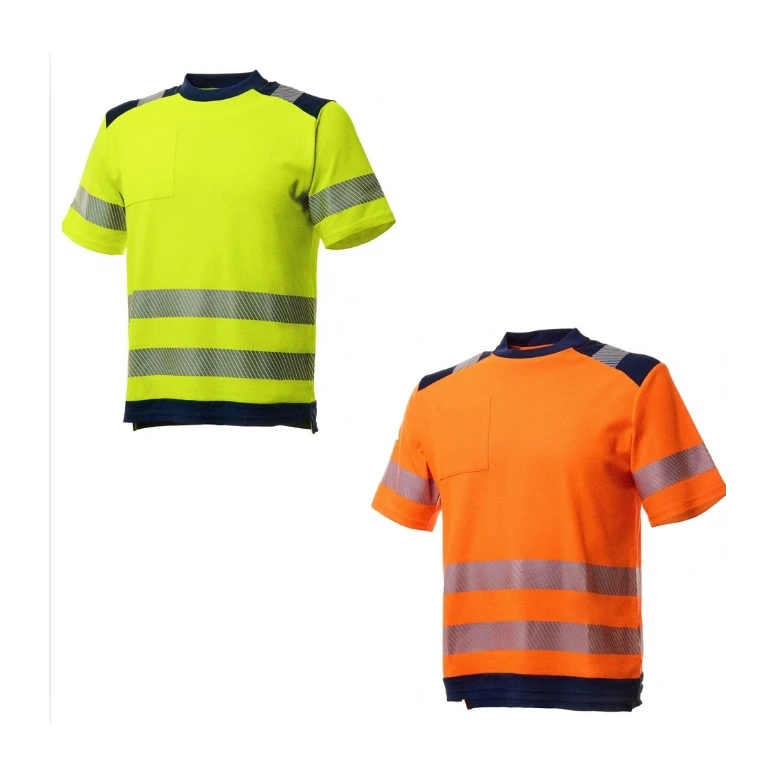 Arbeits-T-Shirt Neri kurzärmelig hohe Sichtbarkeit  Holbrock 471068