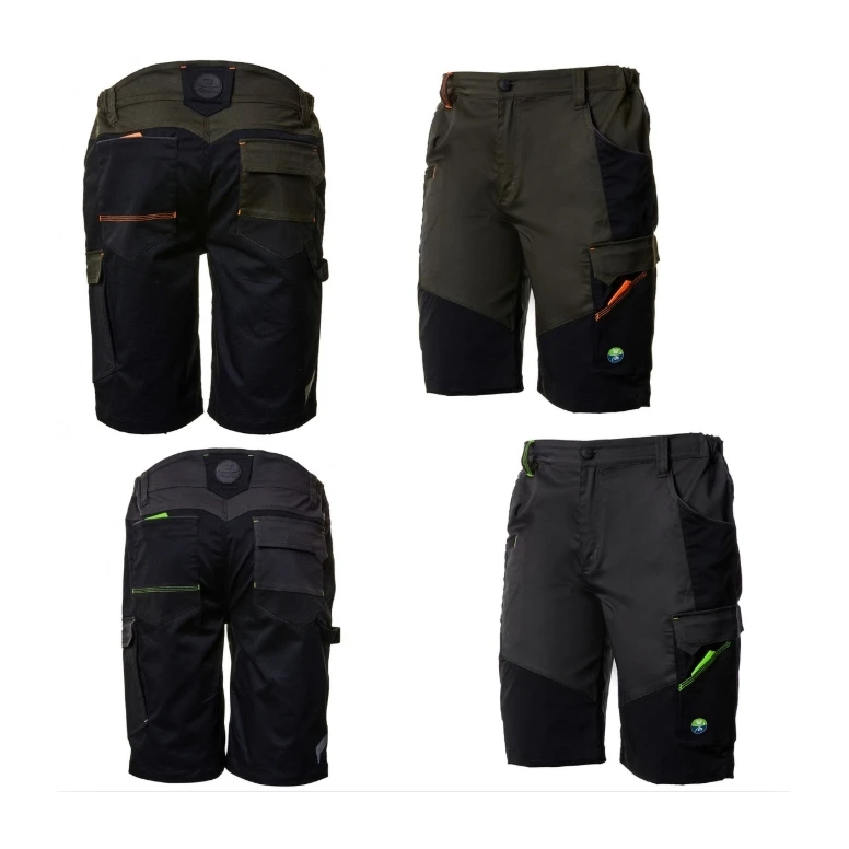 Arbeitsbermudas Neri Stretch Multitaschen zweifarbig Nice 437426