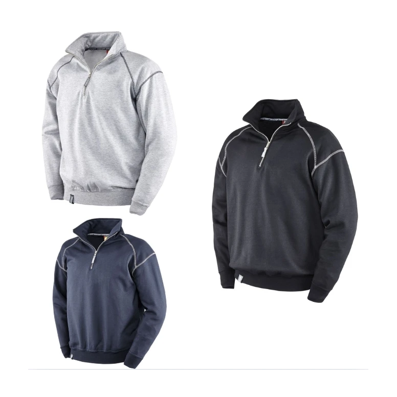 Arbeits-Sweatshirt Neri mit halbem Reißverschluss Cermis 455059