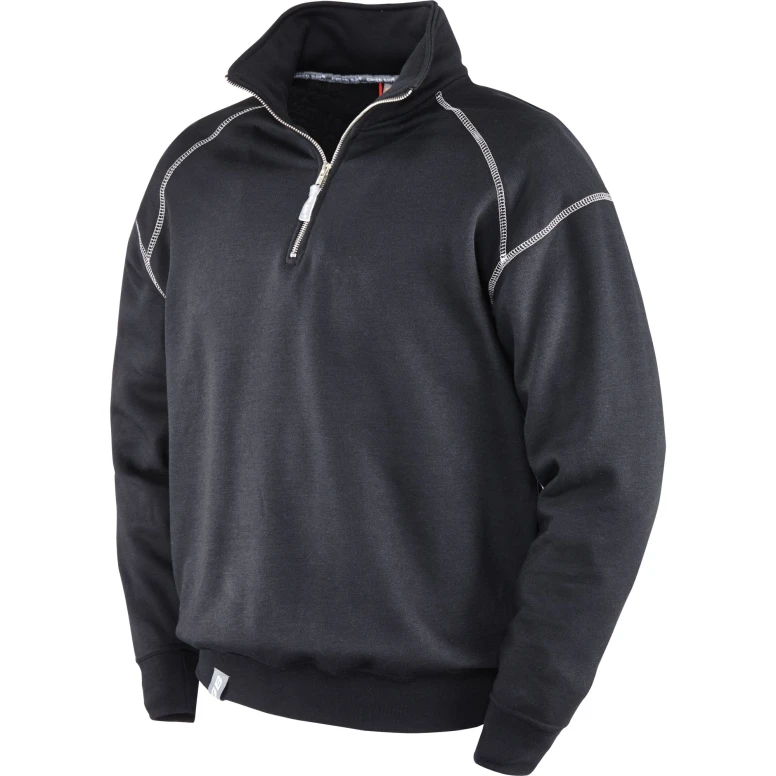 Arbeits-Sweatshirt Neri mit halbem Reißverschluss Cermis 455059