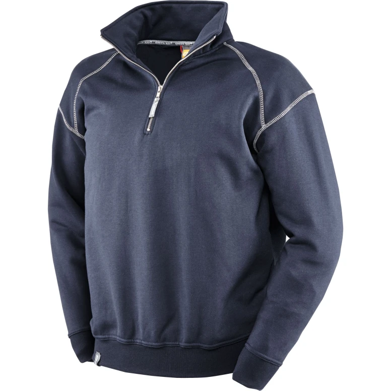 Arbeits-Sweatshirt Neri mit halbem Reißverschluss Cermis 455059