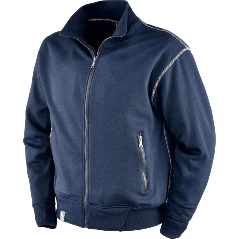 Arbeits-Sweatshirt Neri mit durchgehendem Reißverschluss Davos 455070