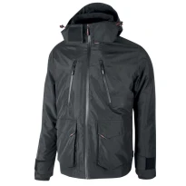 Alles muss raus -  Arbeitsjacke Regenfest Multitaschen U- Power Forex IM177DB Farbe Meteoritgrau Größe 4xl