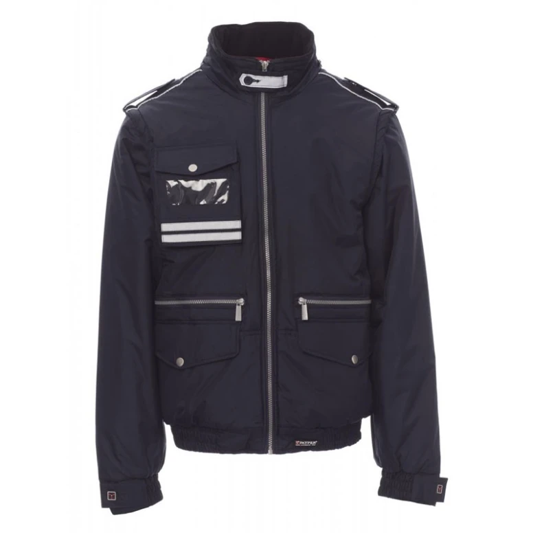 Alles muss raus -  Multitaschen- Arbeitsjacke mit abnehmbaren Ärmeln Lancer -  Payper AY 7241 Größe 2XL Farbe Navyblau