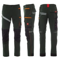Alles muss raus  - Arbeitshose Payper Stretch Multitaschen Top Quality Unisex 4 Way -  Next 4w Größe 54 Schwarz/Schwarz