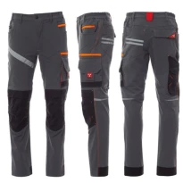 Alles muss raus  - Arbeitshose Payper Stretch Multitaschen Top Quality Unisex 4 Way -  Next 4w Größe 54 Schwarz/Schwarz