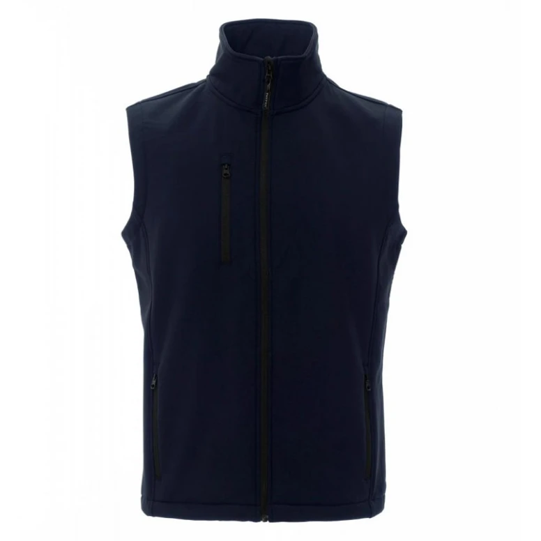Alles muss raus -  Ergonomische Softshell- Weste mit mehreren Taschen, zweilagig Glasgow -  Payper AY 7226 Größe L Schwarz