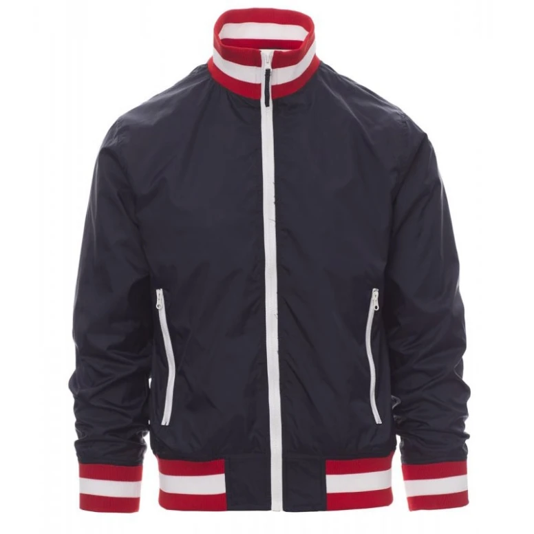Alles muss raus - Jacke mit gefüttertem Innenfutter und Kragen Italien Nazione United -  Payper AY 7265Größe M Navyblau/Italien