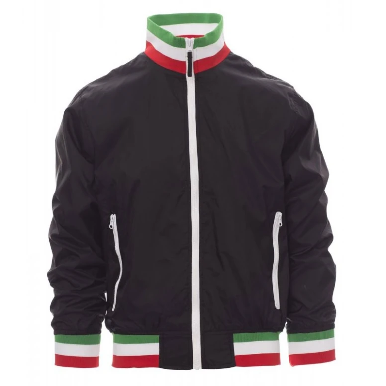 Alles muss raus - Jacke mit gefüttertem Innenfutter und Kragen Italien Nazione United -  Payper AY 7265Größe M Navyblau/Italien