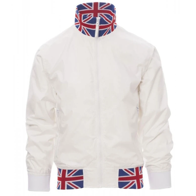 Alles muss raus - Jacke mit gefüttertem Innenfutter und Kragen Italien Nazione United -  Payper AY 7265Größe M Navyblau/Italien