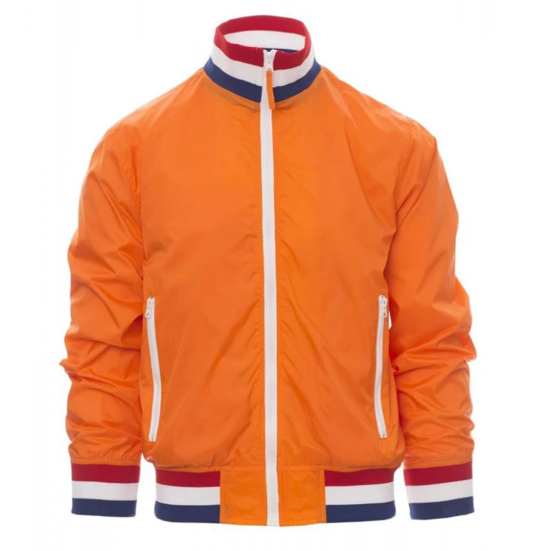 Alles muss raus - Jacke mit gefüttertem Innenfutter und Kragen Italien Nazione United -  Payper AY 7265Größe M Navyblau/Italien
