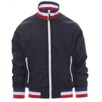 Alles muss raus - Jacke mit gefüttertem Innenfutter und Kragen Italien Nazione United -  Payper AY 7265Größe M Navyblau/Italien