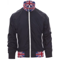 Alles muss raus - Jacke mit gefüttertem Innenfutter und Kragen Italien Nazione United -  Payper AY 7265Größe M Navyblau/Italien