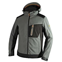 Alles muss raus  Arbeitsjacke in Softshell Diadora Tech Carbon 702.175946 Farbe Dunkelgrau Größe 4XL
