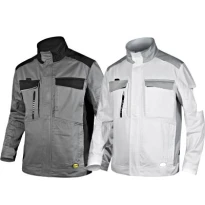 Alles muss raus  Arbeitsjacke Multipockets Diadora in Twill WW Jacket Easywork Light 702.175344 Farbe Grau Größe 4XL