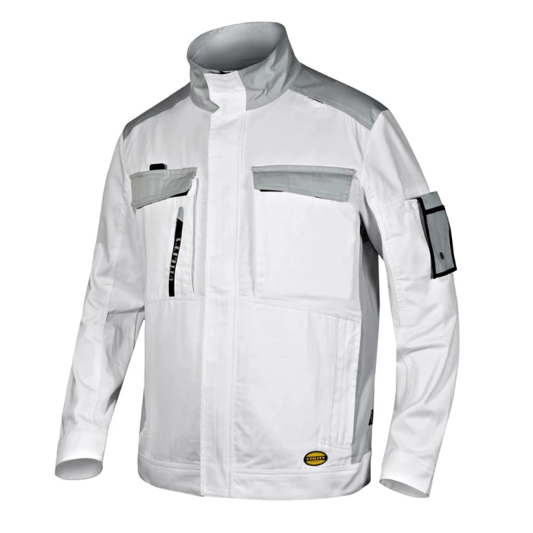 Alles muss raus  Arbeitsjacke Multipockets Diadora in Twill WW Jacket Easywork Light 702.175344 Farbe Grau Größe 4XL