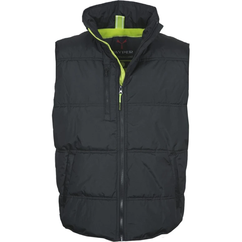 Alles muss raus - Arbeitsweste Multitaschen 100% Polyester Daytona -  Payper AY 7145 Größe M Schwarz/Gelb