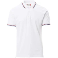 Alles muss raus - Unisex-Polo France mit Kurzarm und kontrastierenden Trikolor-Streifen - Payper Größe 3XL Navyblau