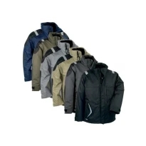 Alles muss raus -  Arbeitsjacke mit Wattierung und vielen Taschen Cofra Cyclone V022- 0- 00 Farbe Schwarz Schwarz Größe 48