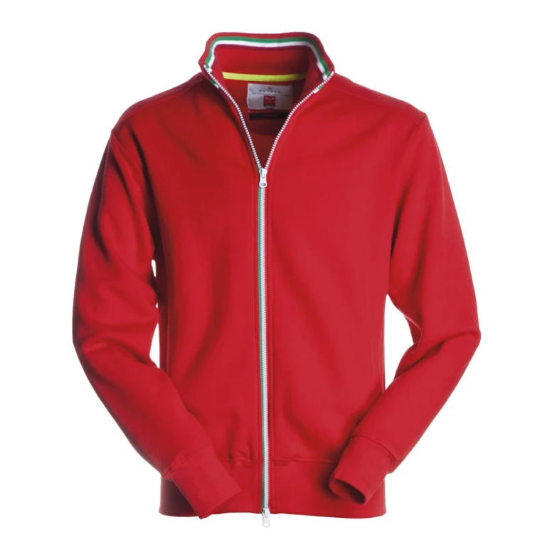 Alles muss raus -  Durchgehendes Reißverschluss- Sweatshirt Nazionale -  Payper AY 7532 Größe 3XL Rot