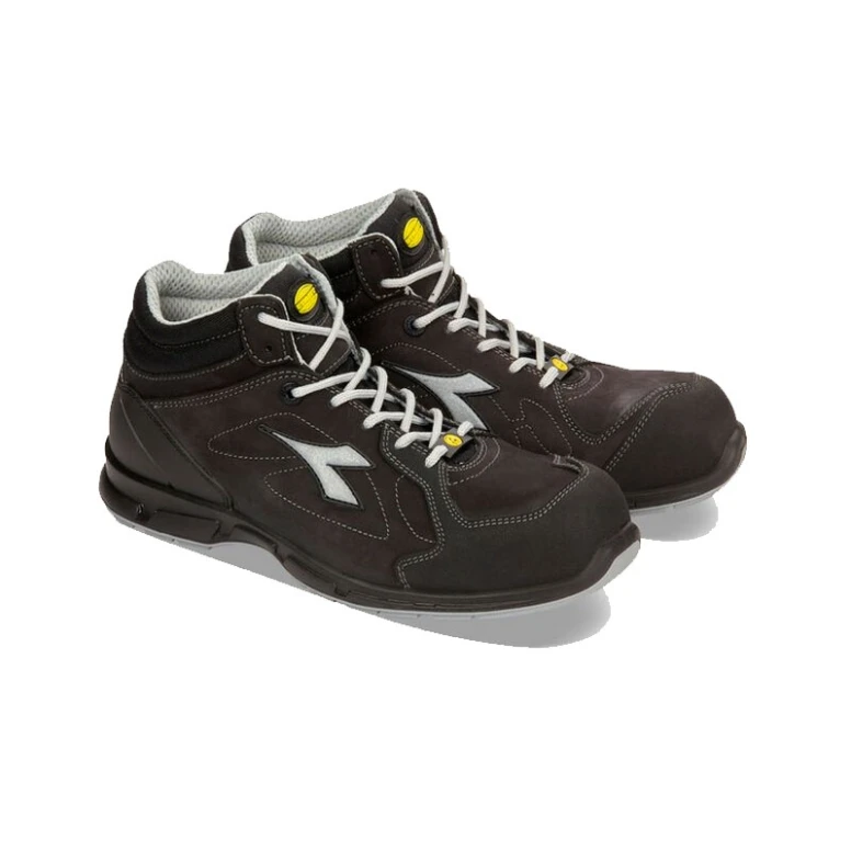 Alles muss raus  Arbeitsschuh Mid- Cut Diadora Flex Mid S3 Src Esd 701.172589 Farbe Schwarz Nummer 36