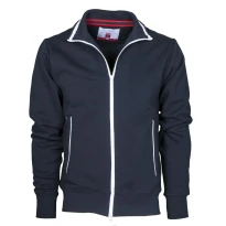 Alles muss raus  - Durchgehendes Reißverschluss- Sweatshirt Sydney -  Payper AY 7530 Größe L Schwarz/Weiß