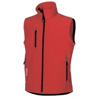 Alles muss raus -  Arbeitsweste Softshell Stretch elastisch U- Power Climb DW025BC Farbe Carbonschwarz Größe 3XL