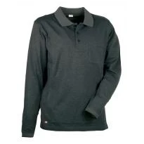 Alles muss raus -  Arbeits- Poloshirt Cofra Luxembourg 100% Baumwolle Piquet V035- 0- 02  Größe XL Farbe navy Hellblau