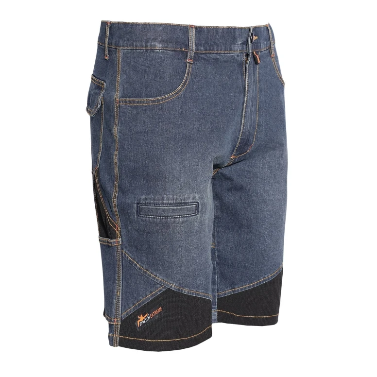 Alles muss raus  -  Arbeitsbermuda Extreme Issa Line 8839B Stretch Sommer jeans leicht Größe 2XL