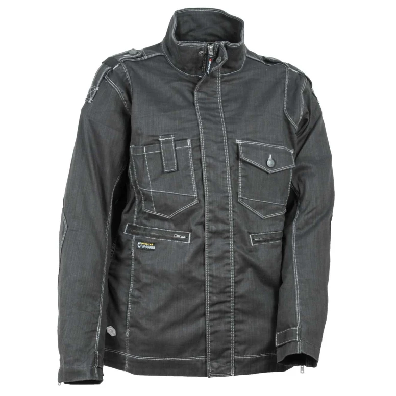Alles muss raus -  Arbeitsjacke Stretch elastisch Multitaschen Cofra Molinos V467- 0- 02 Größe 56 Farbe navy Hellblau