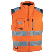 Alles muss raus -  Arbeitsweste Hochsichtbarkeit  Cofra Signal V023- 0- 00  Größe 52 Farbe Orange