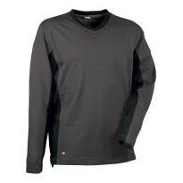 Alles muss raus -  Arbeits- T- Shirt Cofra Madeira 100% Baumwolle Jersey V105- 0- 00 Größe M Farbe Grau Schwarz