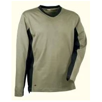 Alles muss raus -  Arbeits- T- Shirt Cofra Madeira 100% Baumwolle Jersey V105- 0- 00 Größe M Farbe Grau Schwarz