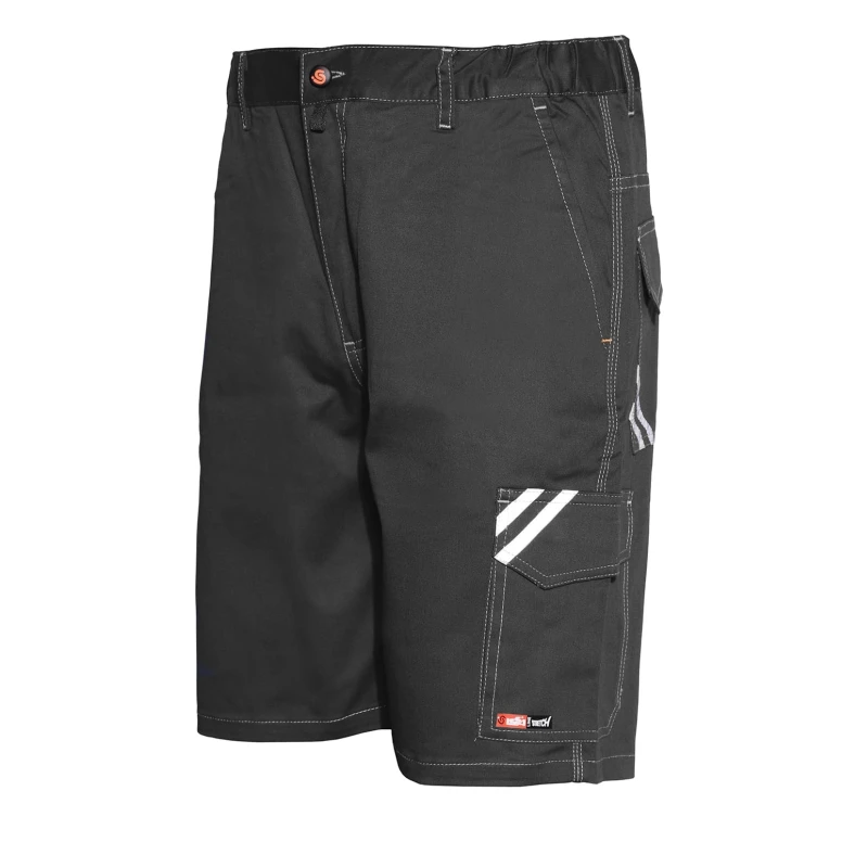 Alles muss raus -  Arbeitsbermuda Start ISSA LINE Stretch 8041B elastisch Multitaschen Sommer Größe 3XL Farbe Hellgrau