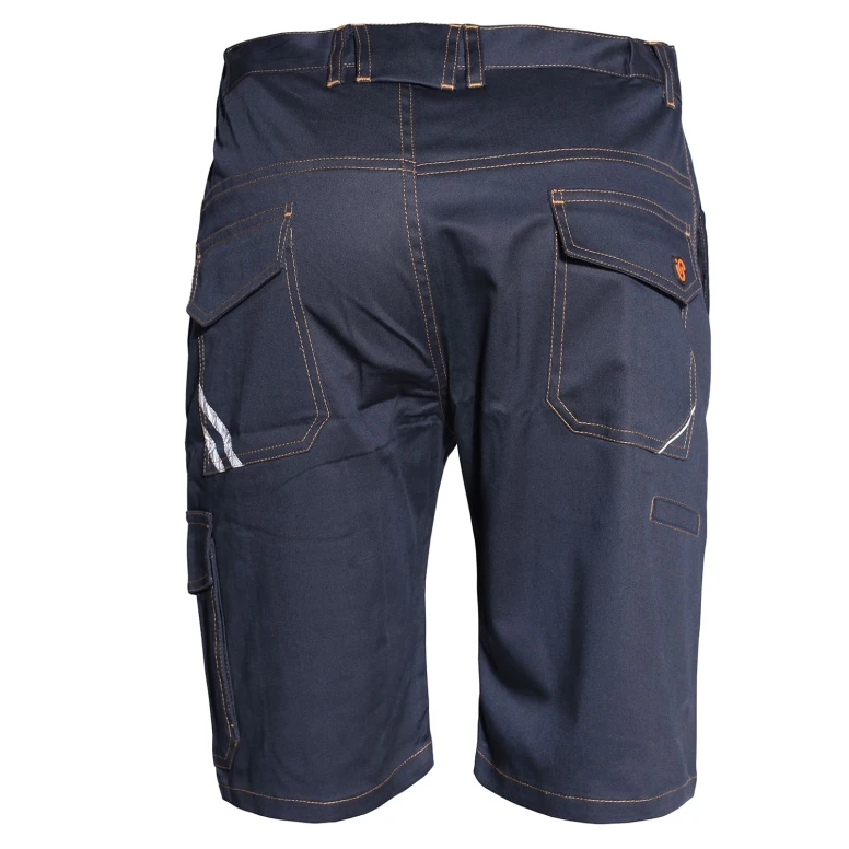 Alles muss raus -  Arbeitsbermuda Start ISSA LINE Stretch 8041B elastisch Multitaschen Sommer Größe 3XL Farbe Hellgrau