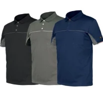Alles muss raus -  Polo Extreme stretch Issa Line -  8825B Größe S Farbe Grau