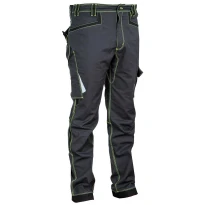 Alles muss raus -  Arbeitshosen Stretch elastisch Multitaschen Cofra Montijo V482- 0- 04 Größe 46 Farbe Schwarz Rot 2