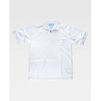 Alles muss raus -  Arbeits- Poloshirt in Polyester Kurzarm -  Workteam  Größe L Farbe Weiß