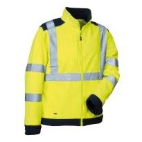 Alles muss raus -  Arbeitsjacke Softshell Hochsichtbarkeit  Cofra Sideia V296- 0- 02 Größe 4XL Farbe Gelb marine 2